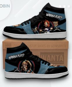 Chucky Jordan 1 High – Horror Custom Sneakers Chucky Jordan 1 High – Horror Custom Sneakers