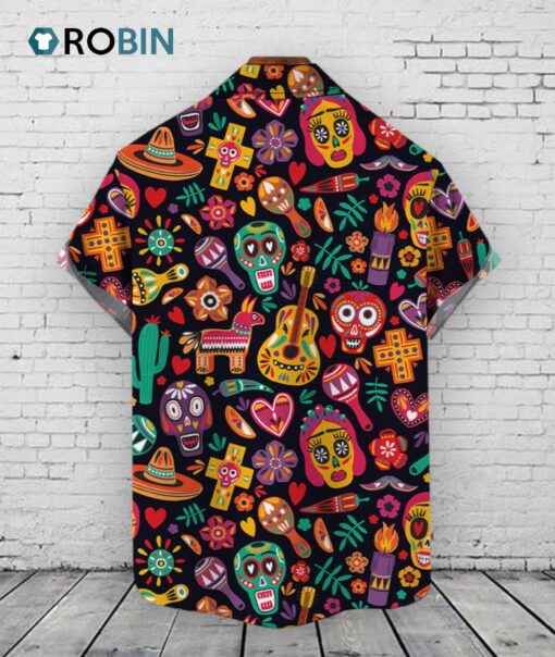 Cinco De Mayo Graffiti Hawaiian Shirt –  Mexican Art Aloha Shirt