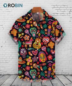Cinco De Mayo Graffiti Hawaiian Shirt – Mexican Art Aloha Shirt Cinco De Mayo Graffiti Hawaiian Shirt – Mexican Art Aloha Shirt