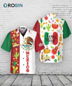 Cinco De Mayo Hawaiian Shirt –  Fiesta Mexico Aloha Shirt