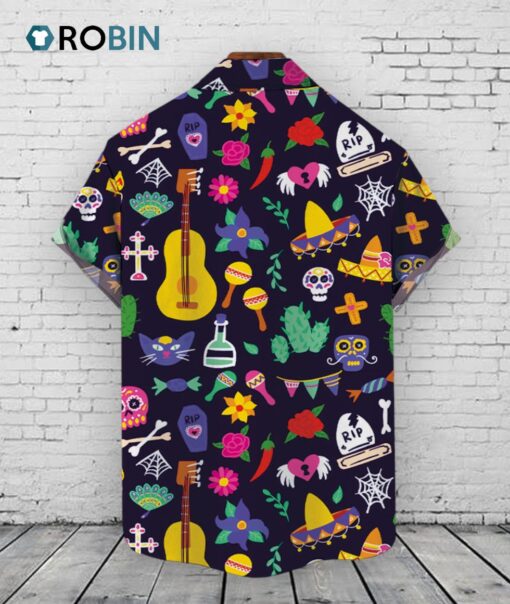 Cinco De Mayo Skull Hawaiian Shirt –  Mexican Style