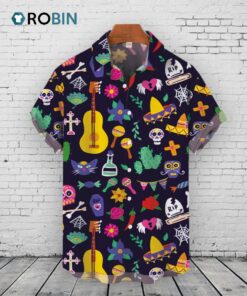 Cinco De Mayo Skull Hawaiian Shirt –  Mexican Style