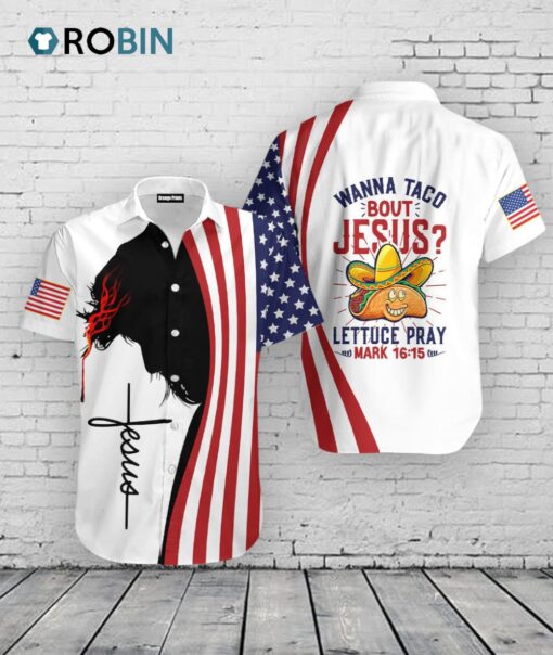 Cinco De Mayo Taco Jesus Hawaiian Shirt –  Mexican Aloha