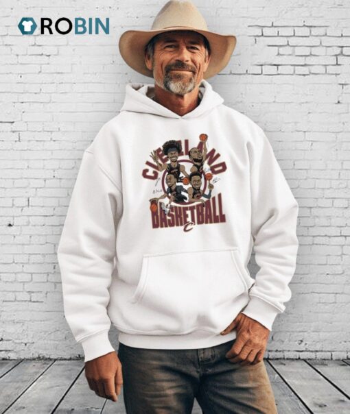Cleveland Basketball Caricature Signature Shirt