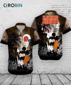 Cleveland Browns Mickey Mouse Hawaiian Shirt –  Disney Summer NFL