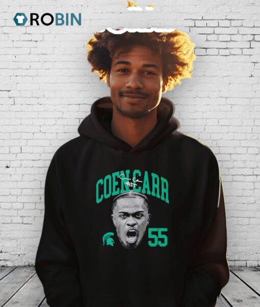 Coen Carr Michigan State Spartans Portrait Shirt
