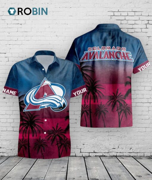 Colorado Avalanche Hawaiian Shirt –  Personalized NHL Aloha