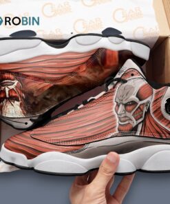 Colossal Titan Jordan 13 Sneakers – Shingeki No Kyojin Inspired Shoes Colossal Titan Jordan 13 Sneakers – Shingeki No Kyojin Inspired Shoes