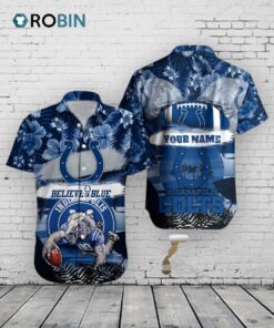 Colts Mascot Hawaiian Shirt –  NFL Football Aloha Shirt