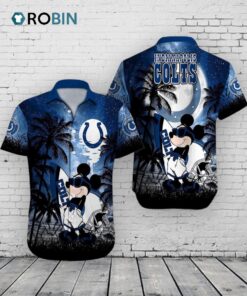 Colts Mickey Mouse Hawaiian Shirt –  Disney NFL Summer Print