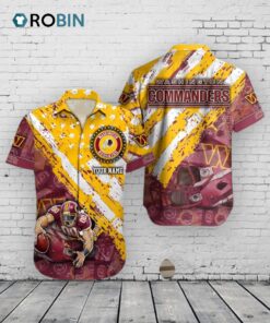 Commanders American Flag Hawaiian Shirt –  Custom NFL