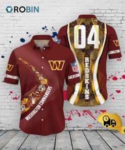 Commanders Hawaiian Shirt Super Bowl LIX Custom Fan Souvenir Commanders Hawaiian Shirt Super Bowl LIX Custom Fan Souvenir