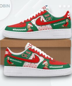 CR7 Christmas Air Force 1 Shoes   Cristiano Ronaldo Limited Edition Design