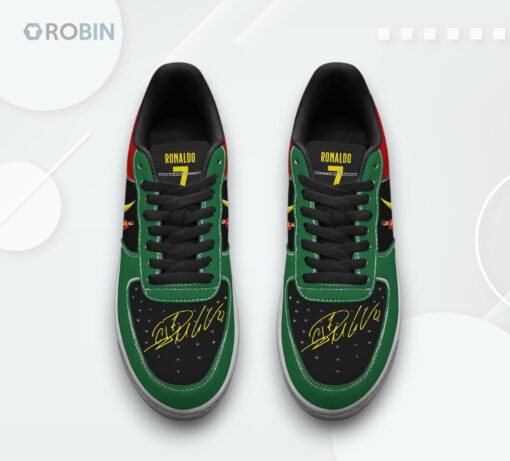 CR7 Siuuuu Air Force 1 Shoes   Cristiano Ronaldo Fan Edition with Unique Design