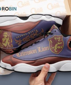 Crimson Lion Printed Design Jordan 13 Sneakers for Stylish Comfort
