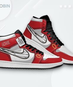 Custom Angel Jordan 1 High Sneakers – Movie Fan Art