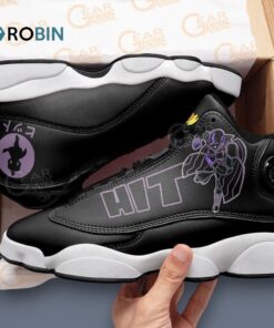 Custom Anime Jordan 13 Sneakers – DBS Hit Design Shoes for Anime Fans