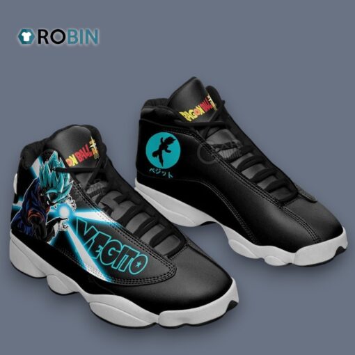 Custom Anime Vegito Jordan 13 Sneakers – Unique Design Shoes
