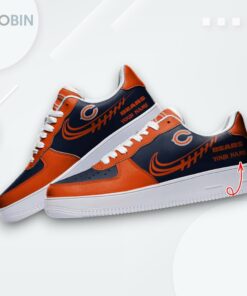 Custom Chicago Bears Air Force 1 Sneakers Unique Printed Design Custom Chicago Bears Air Force 1 Sneakers Unique Printed Design