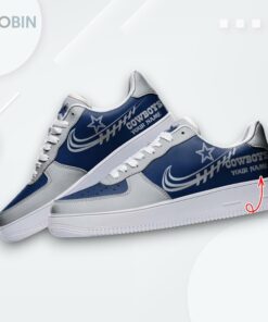 Custom Dallas Cowboys Air Force 1 Sneakers Printed Design Shoes for Fans Custom Dallas Cowboys Air Force 1 Sneakers Printed Design Shoes for Fans