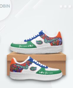 Custom Florida Gators Air Force 1 Shoes Unique Printed Design