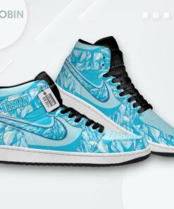 Custom Jordan 1 High Iceman Sneakers – Movie Fan Design