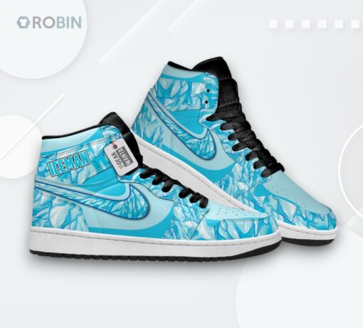 Custom Jordan 1 High Iceman Sneakers – Movie Fan Design