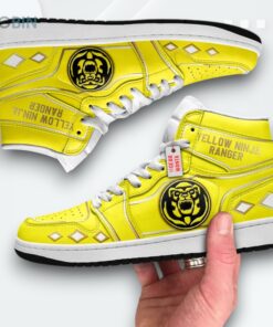 Custom Jordan 1 High Ninja Yellow Ranger Sneakers Custom Jordan 1 High Ninja Yellow Ranger Sneakers