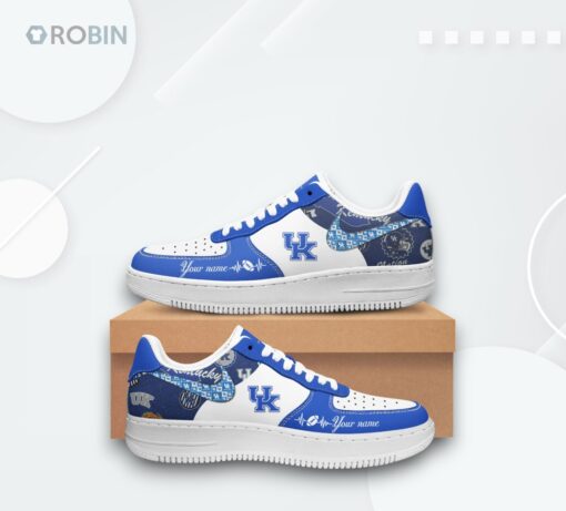 Custom Kansas State Wildcats Printed Air Force 1 Sneakers   Unique Team Design