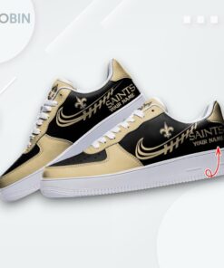 Custom New Orleans Saints Air Force 1 Sneakers   Personalized Design Custom New Orleans Saints Air Force 1 Sneakers   Personalized Design