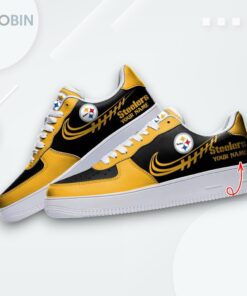 Custom Pittsburgh Steelers Air Force 1 Sneakers   Unique Team Design