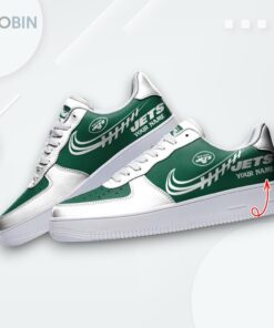Custom Printed New York Jets Air Force 1 Sneakers – Personalized Fan Shoes