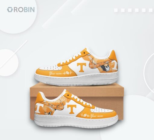 Custom Tennessee Volunteers Air Force 1 Shoes   Personalized NCAA Team Design