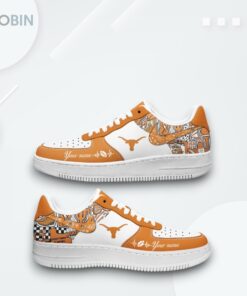Custom Texas Longhorns Air Force 1 Shoes Unique Printed Design