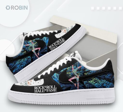 Dave Matthews Band Air Force 1 Shoes   Hall of Fame Rock & Roll Design