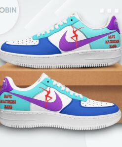 Dave Matthews Band Love Graphic Air Force 1 Shoes   White Design Dave Matthews Band Love Graphic Air Force 1 Shoes   White Design