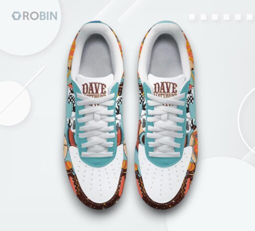 Dave Matthews Band ‘The End Of The World’ Air Force 1 Shoes   Grey Street Design