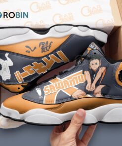 Daichi Sawamura Jordan 13 Sneakers with Unique Printed Design – Limited Edition Daichi Sawamura Jordan 13 Sneakers with Unique Printed Design – Limited Edition