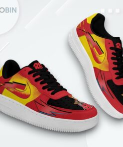 David Bowie Rebel Rebel Air Force 1 Shoes   Iconic Printed Design for Fans