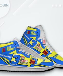 Dale Earnhardt Wrangler Jordan 1 High Custom Sneakers
