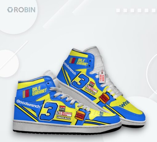 Dale Earnhardt Wrangler Jordan 1 High Custom Sneakers