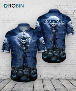 Dallas Cowboys Halloween Hawaiian Shirt –  Jack Print