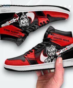 Darth Maul Jordan 1 High – Star Wars Sneakers Fan Gift Darth Maul Jordan 1 High – Star Wars Sneakers Fan Gift