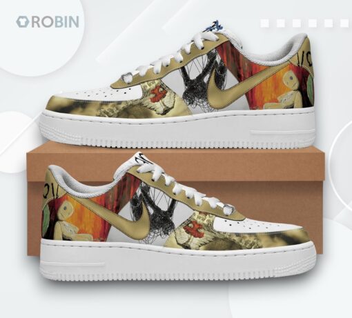 Dead Bodies Everywhere Korn Design Air Force 1 Shoes   Unique Graphic Sneakers