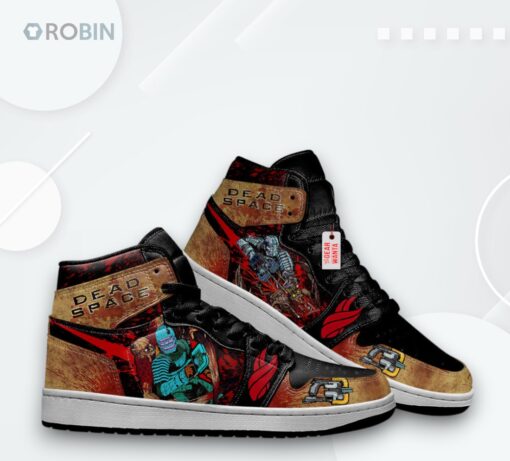 Dead Space Jordan 1 High – Custom Sneakers – Sci Fi Horror