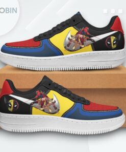 Deadpool & Wolverine Graphic Air Force 1 Shoes   Fight Scene Fan Design Deadpool & Wolverine Graphic Air Force 1 Shoes   Fight Scene Fan Design