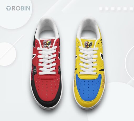 Deadpool & Wolverine Graphic Air Force 1 Sneakers for Superhero Fans