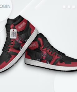 Deadpool Jordan 1 High – Custom Superhero Sneakers Deadpool Jordan 1 High – Custom Superhero Sneakers