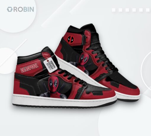 Deadpool Jordan 1 High – Custom Superhero Sneakers