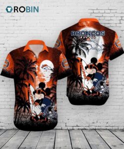 Denver Broncos Mickey Mouse Hawaiian Shirt –  Disney Summer NFL